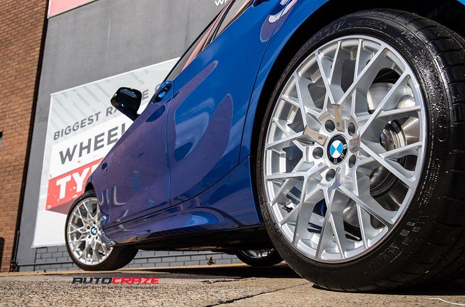 BMW SERIES SEBRING SILVER MACHINED FACE
